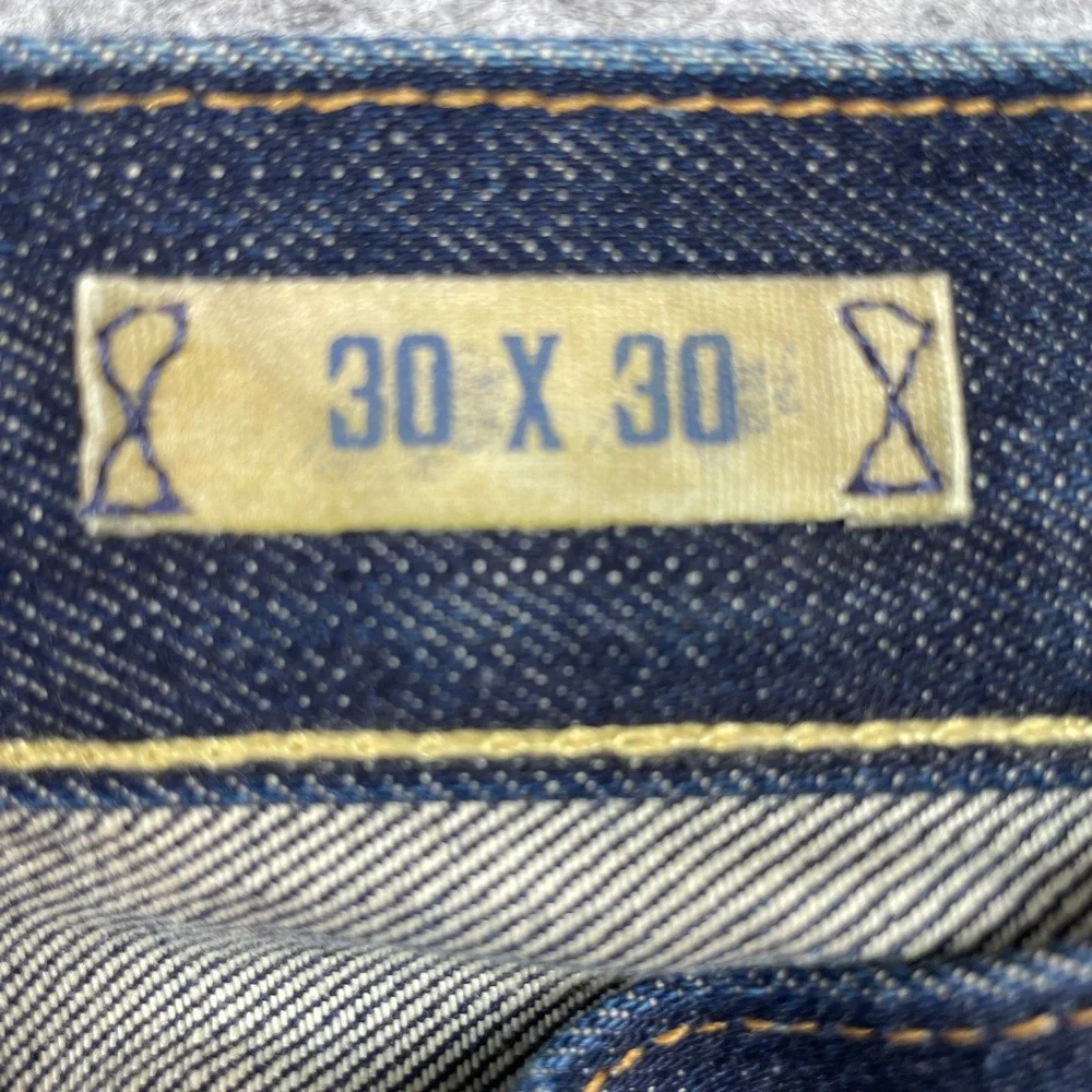 Polo Ralph Lauren Jeans Mens 30x30 (Fits 30x26) Dark Blue Bootcut Button Fly